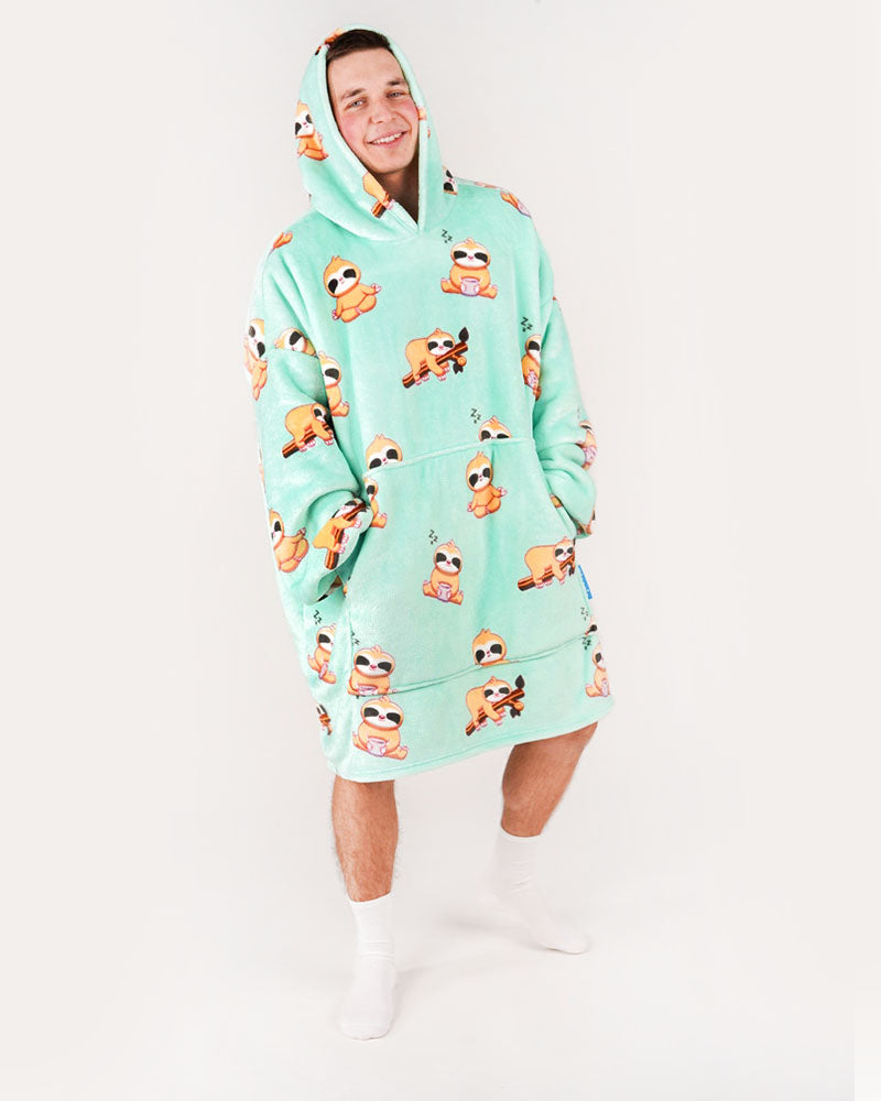 ciepła kocobluza bluza koc Bloozie leniwiec