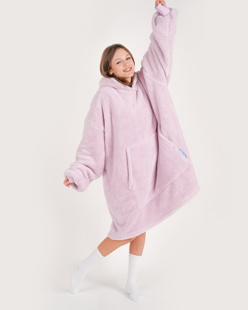 ciepła kocobluza Blozie fioletowa furry