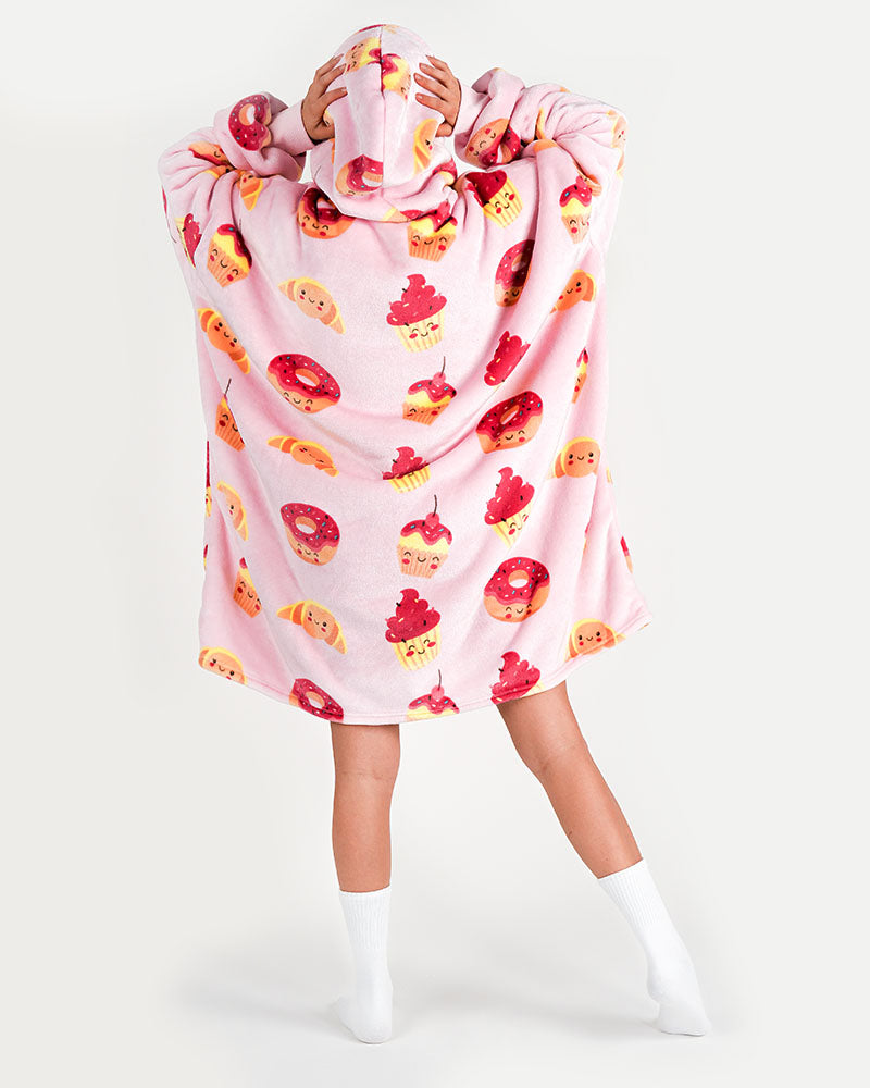 ciepła kocobluza bluza koc Bloozie donut pączki