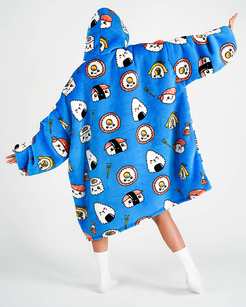 ciepła kocobluza bluza koc Bloozie sushi