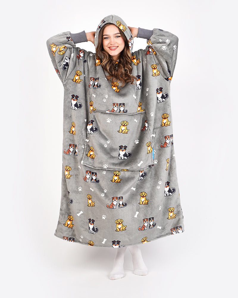 Bloozie LONG Szare pieski